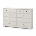 Cajonera de Madera Blanca con 10 Cajones